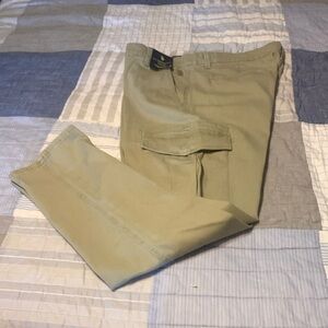 POLO KHAKI CARGO PANTS: 36x30.  BRAND NEW WITH TAGS